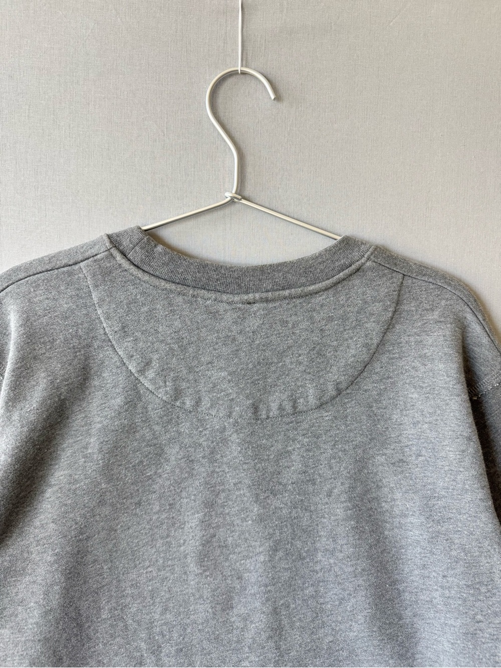 McQ by Alexander McQueen Grey Sweatshirt with Black Swallow Motif - Oversized XS - Picture 5 of 7